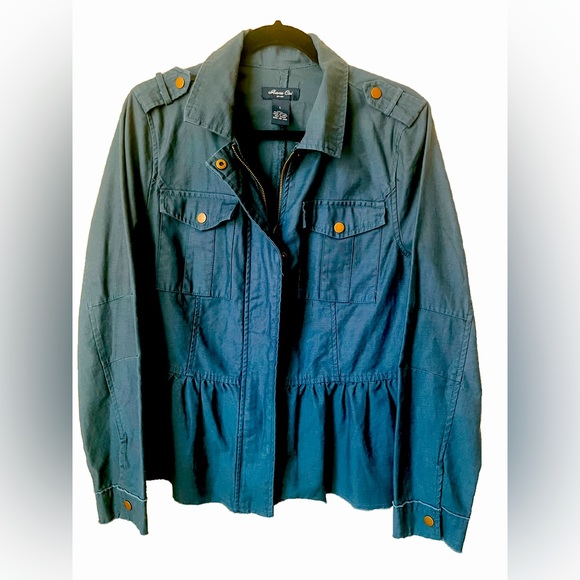 Francesca’s Collection Royal Blue Peplum Jacket - Picture 3 of 5